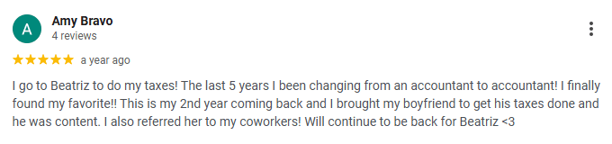 Customer review 1
